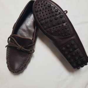 Men's leather Minnetonka moccasins